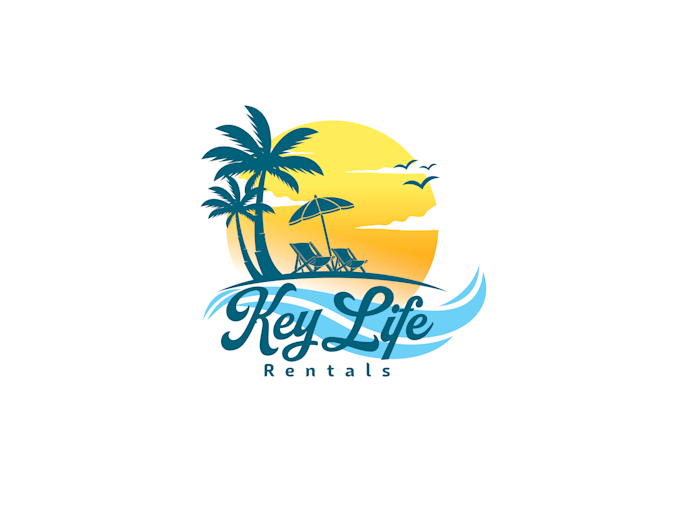 creative beach logo for  brand