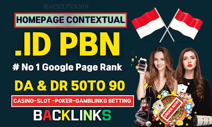 create indonesia homepage baclinks