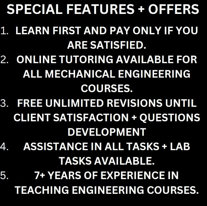 be your online mechanical engineering tutor