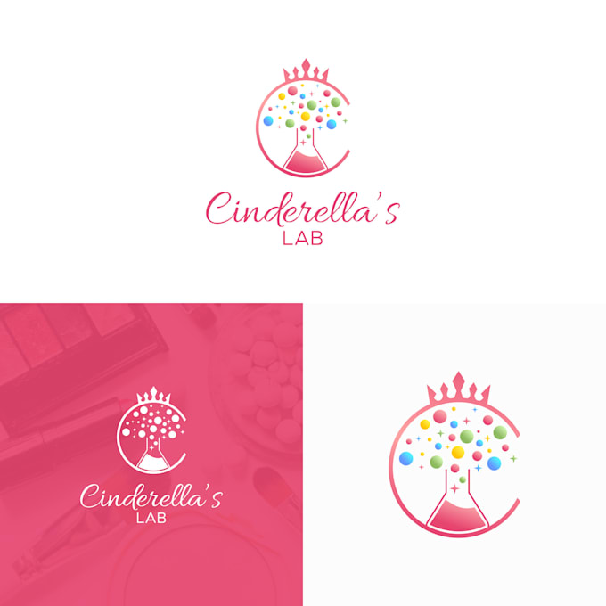 make unique cosmetics and beauty lab logo design