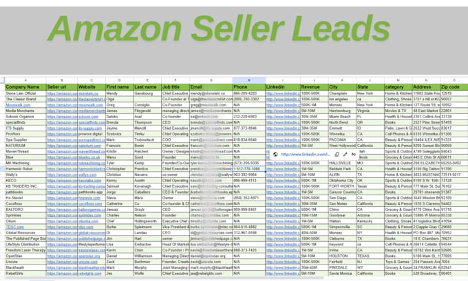 do amazon seller lead and ebay seller leads