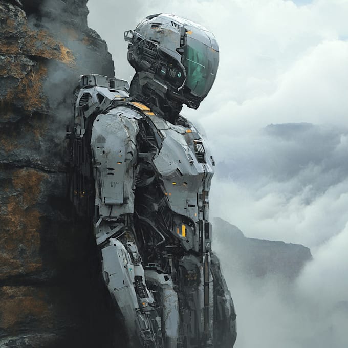 Create a sci fi art and sci fi character by Zhaniegle | Fiverr