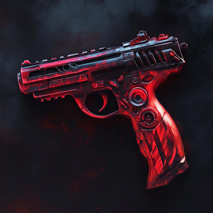 make weapon design for all purposes with my style artwork