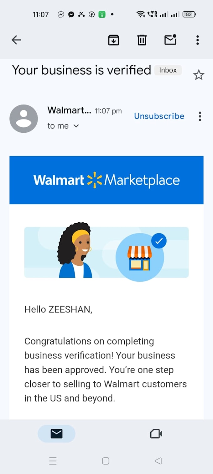 do create walmart seller central for you