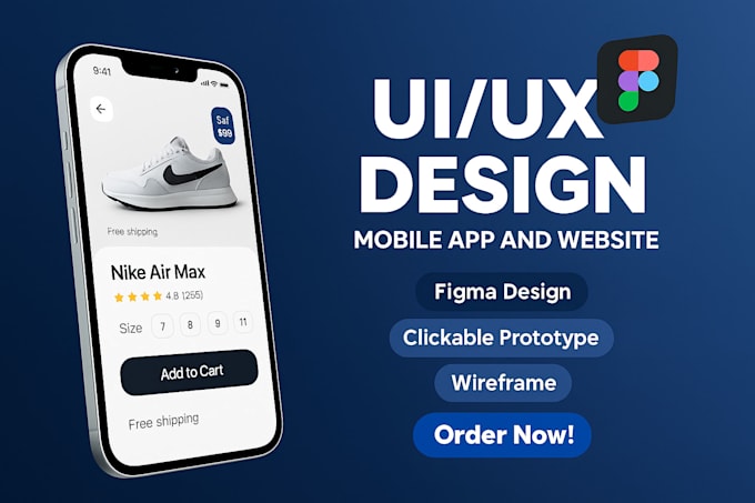 design stunning UI UX prototypes and wireframes in figma