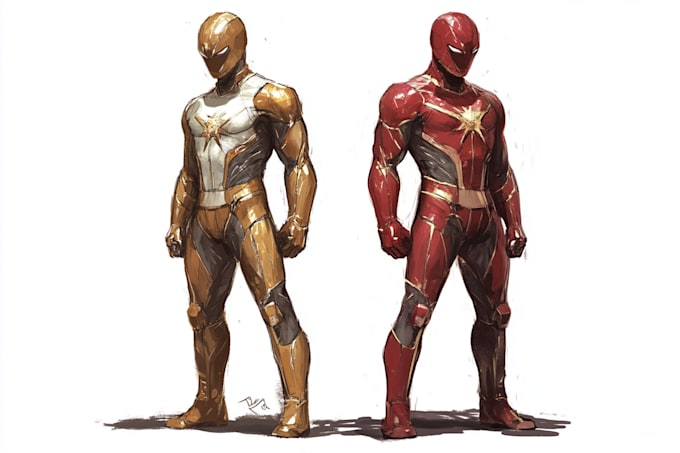 draw your favorite superhero character and comic