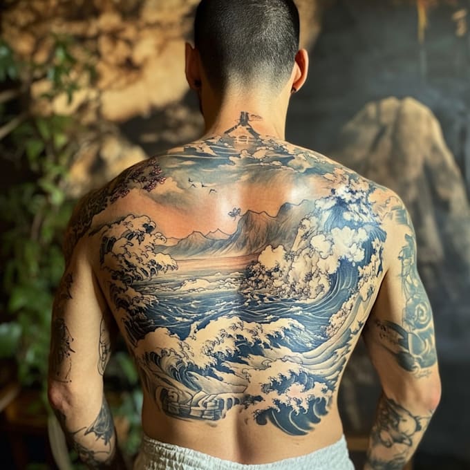 make professional custom tattoo design, tattoo sleeve
