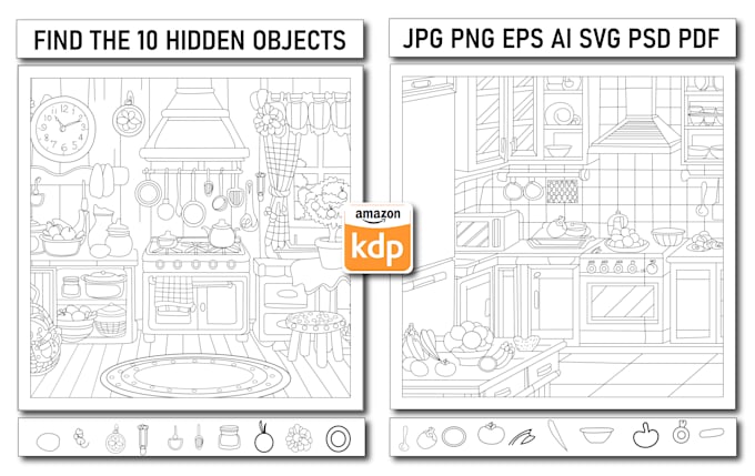 do hidden object pictures coloring page of your idea and requirement
