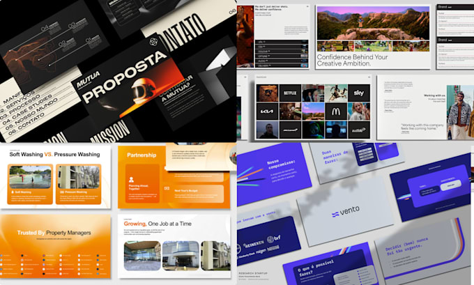 design professional pitch deck