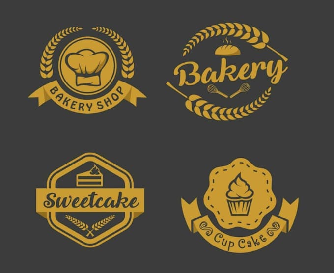 design bakery or cake sweet treats logo