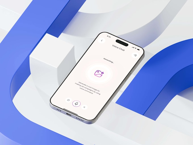 do ai chatbot, tool, assistant, saas, startup mobile app UI UX design, redesign