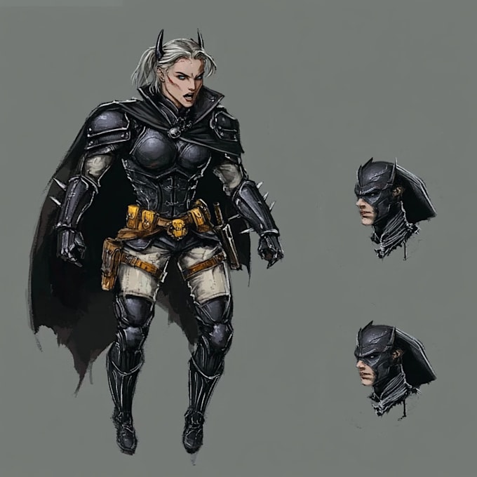 do game art character design and concept art