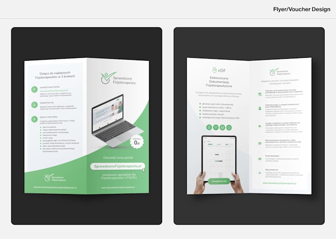 design a nice and readable flyer or voucher