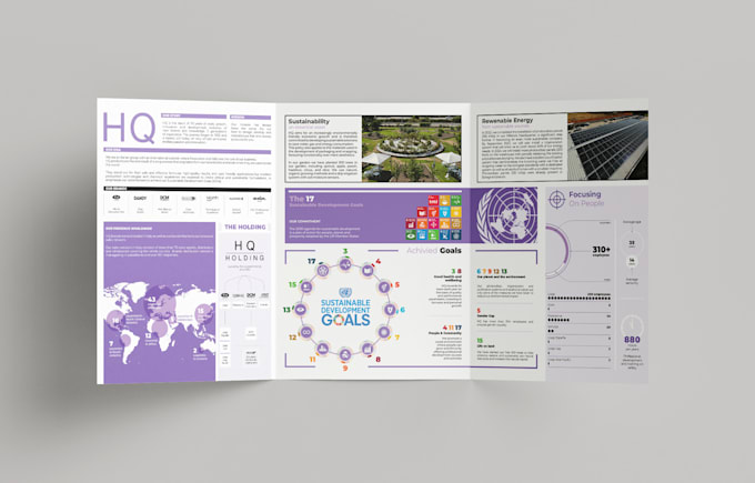 design a professional company profile presentation