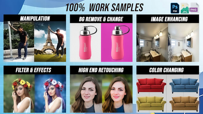be your personal photoshop artist and graphic designer