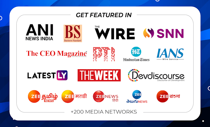 published your press release to ani, pti, business standard
