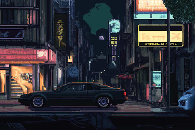 create pixel illustration, logo, or character for you