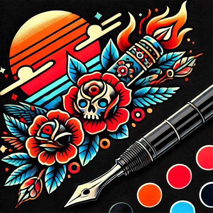 create finalize tattoo design
