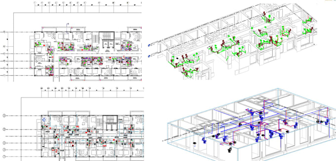 do architecture, structure models and mep services in revit