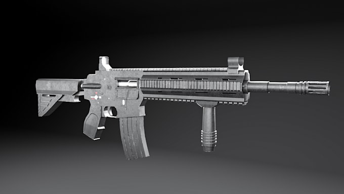 do 3d gun model, games guns, 3d weapons for games