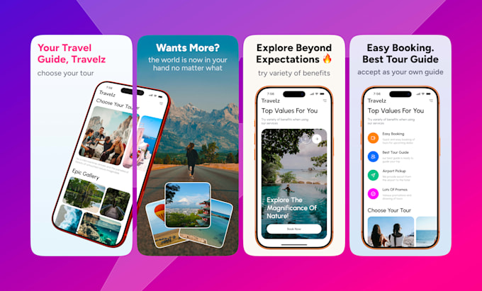 design app store screenshots, play store or app screenshots