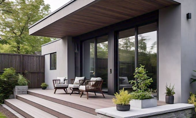 do expert city permit porch, deck, patio design with 3d rendering