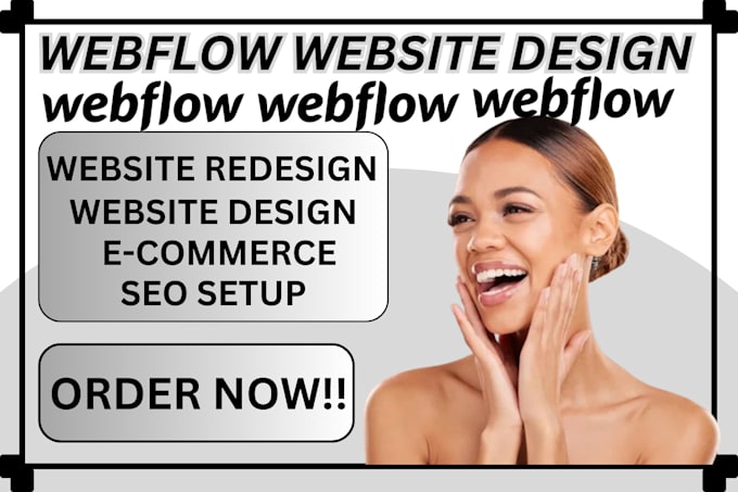 design webflow website or webflow ecommerce or webflow expert  webflow redesign