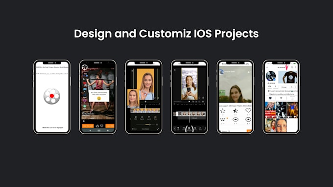 design, customize, and develop ios projects using xcode