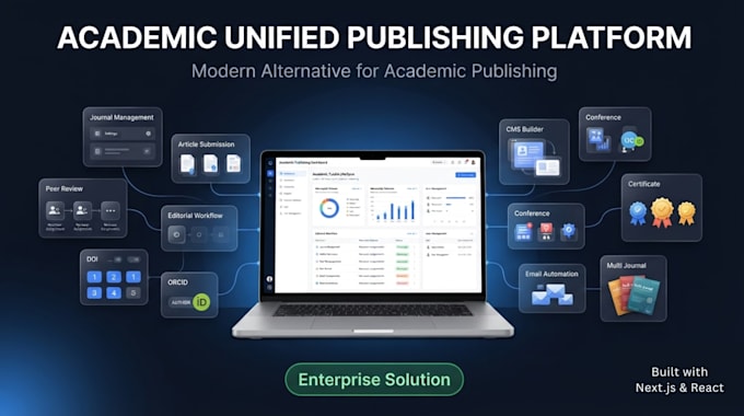 develop ojs, academic journal, university and education website