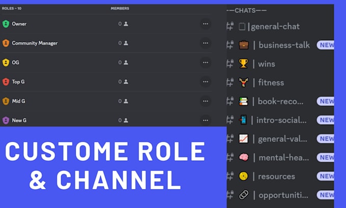 design you a discord server