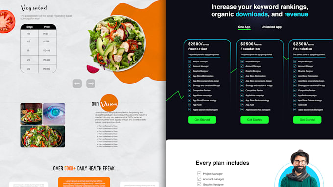 design a website UI homepage in figma