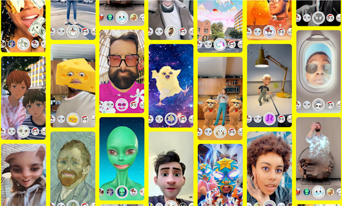 create professional snapchat lens and filter