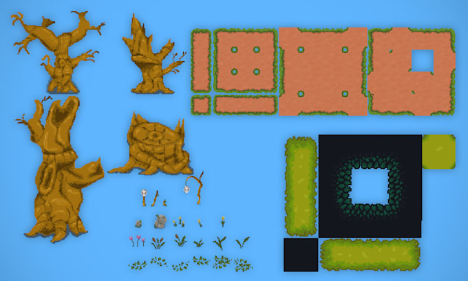 Create pixel art tilesets and assets for your game