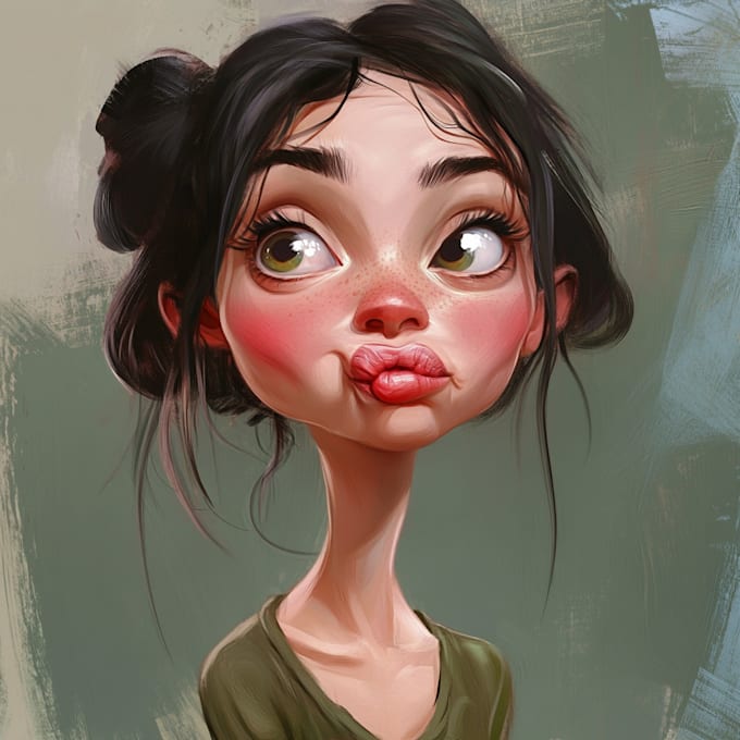 draw  full color caricature in 24 hours