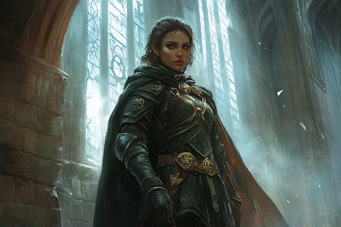 make a dnd character art and d and d character