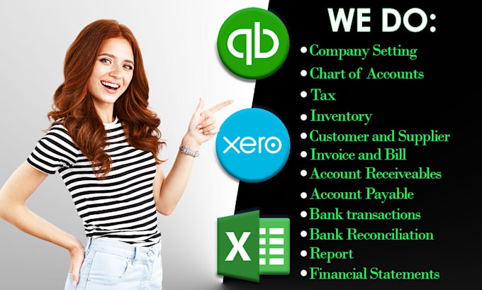 setup, cleanup, and bookkeeping in quickbooks online
