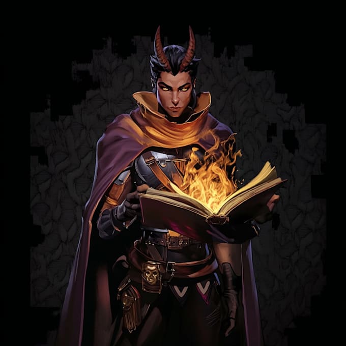 draw a design cfantasy game art