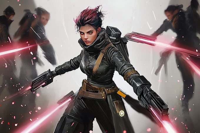 create characters from science fiction or fantasy