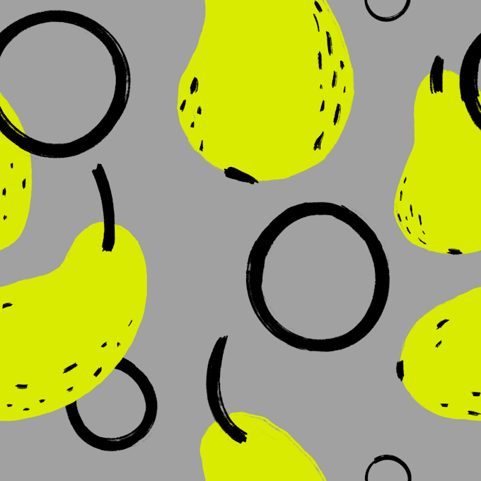 create unique hand drawn seamless patterns for your projects