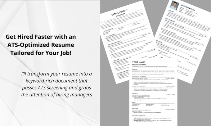 make professional cv or resume