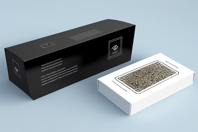 paint illustrations for product packaging box, bottle, label
