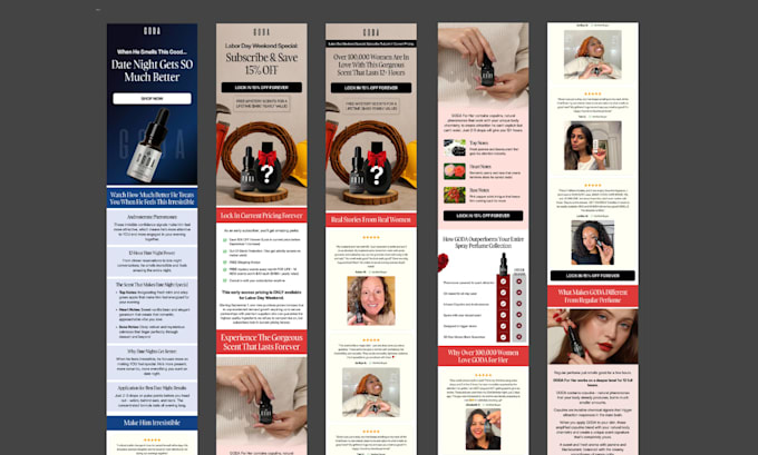 design professional klaviyo email template newsletter