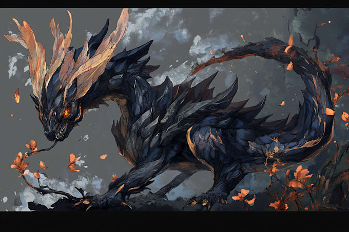 do creature or monster concept art or illustration