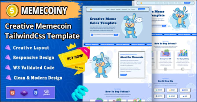 design meme coin website crypto token website solana, meme coin landing page