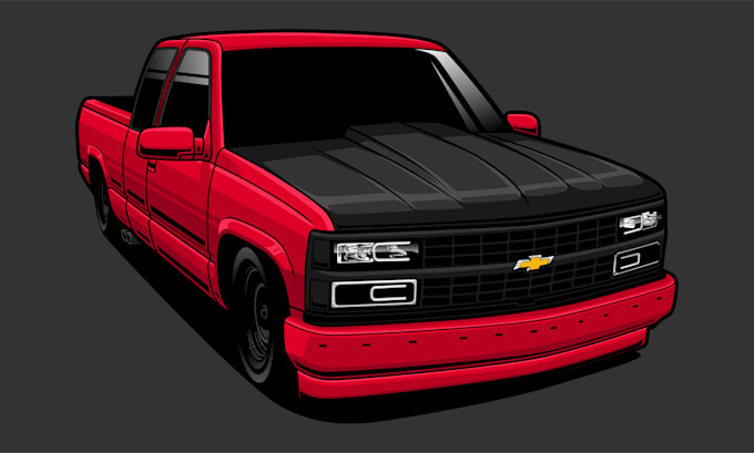 design amazing vector cartoon car illustration
