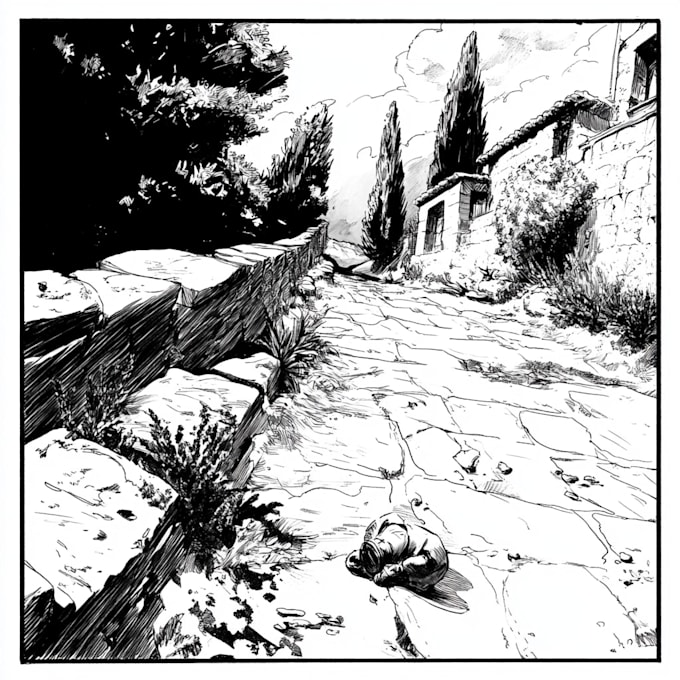 draw comic strip for comic book illustration or webcomic