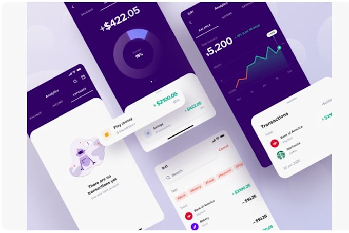 develop cruixie fintech app, payment mobile app, wallet app, banking app