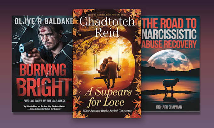 do book cover design, book cover or ebook cover design