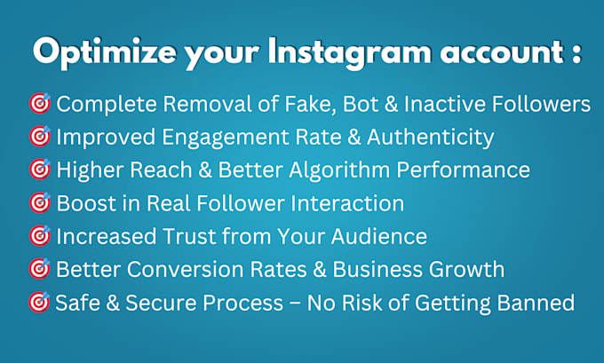 safe instagram follower cleanup, get rid of bots, ghosts and inactive accounts