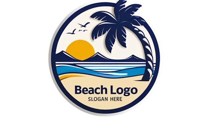 design the best professional travel beach logo